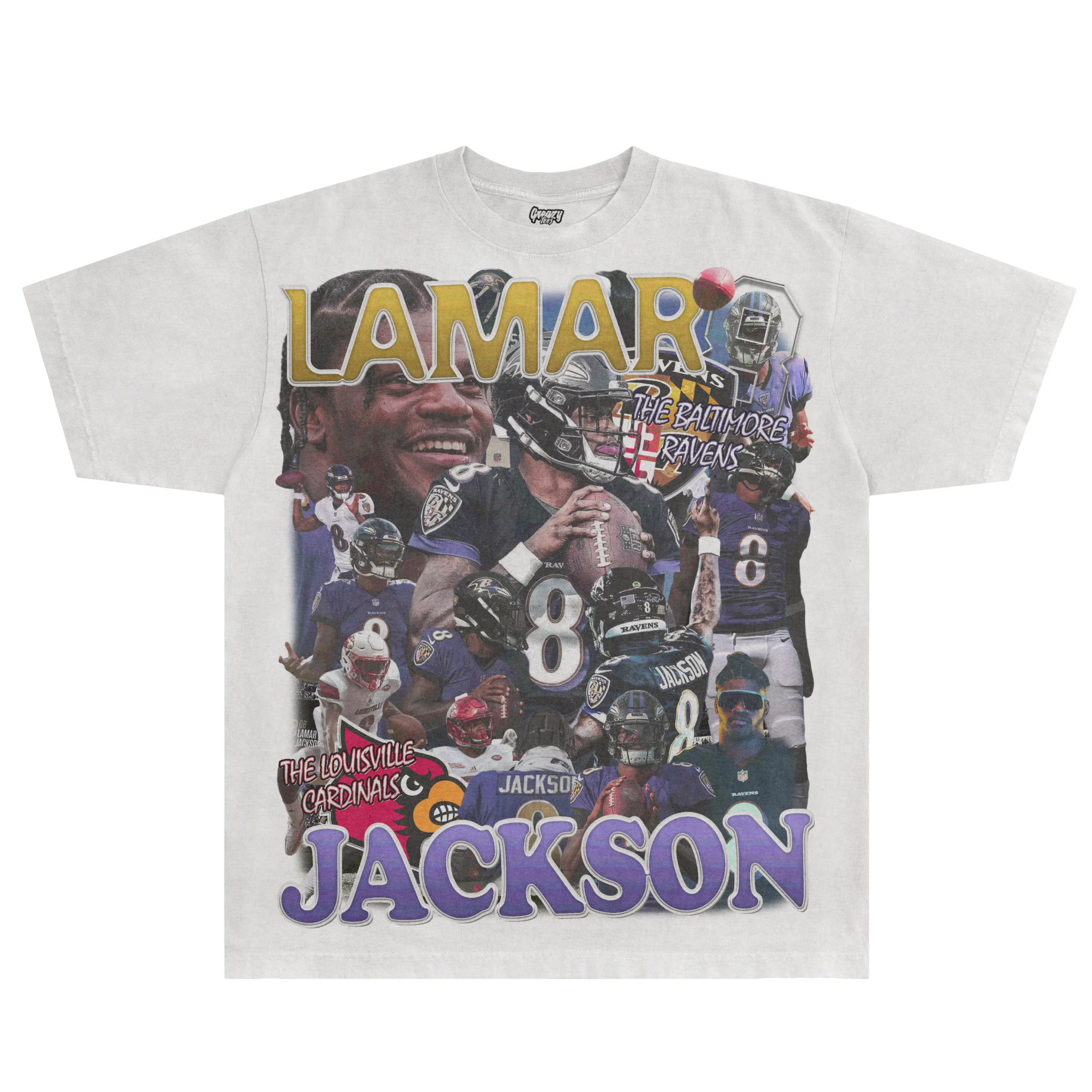 Lamar Jackson Ravens Tee - Greazy Tees