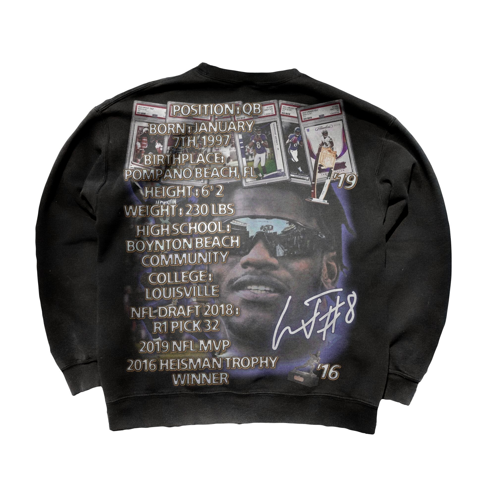 Lamar Jackson Sweatshirt - Greazy Tees