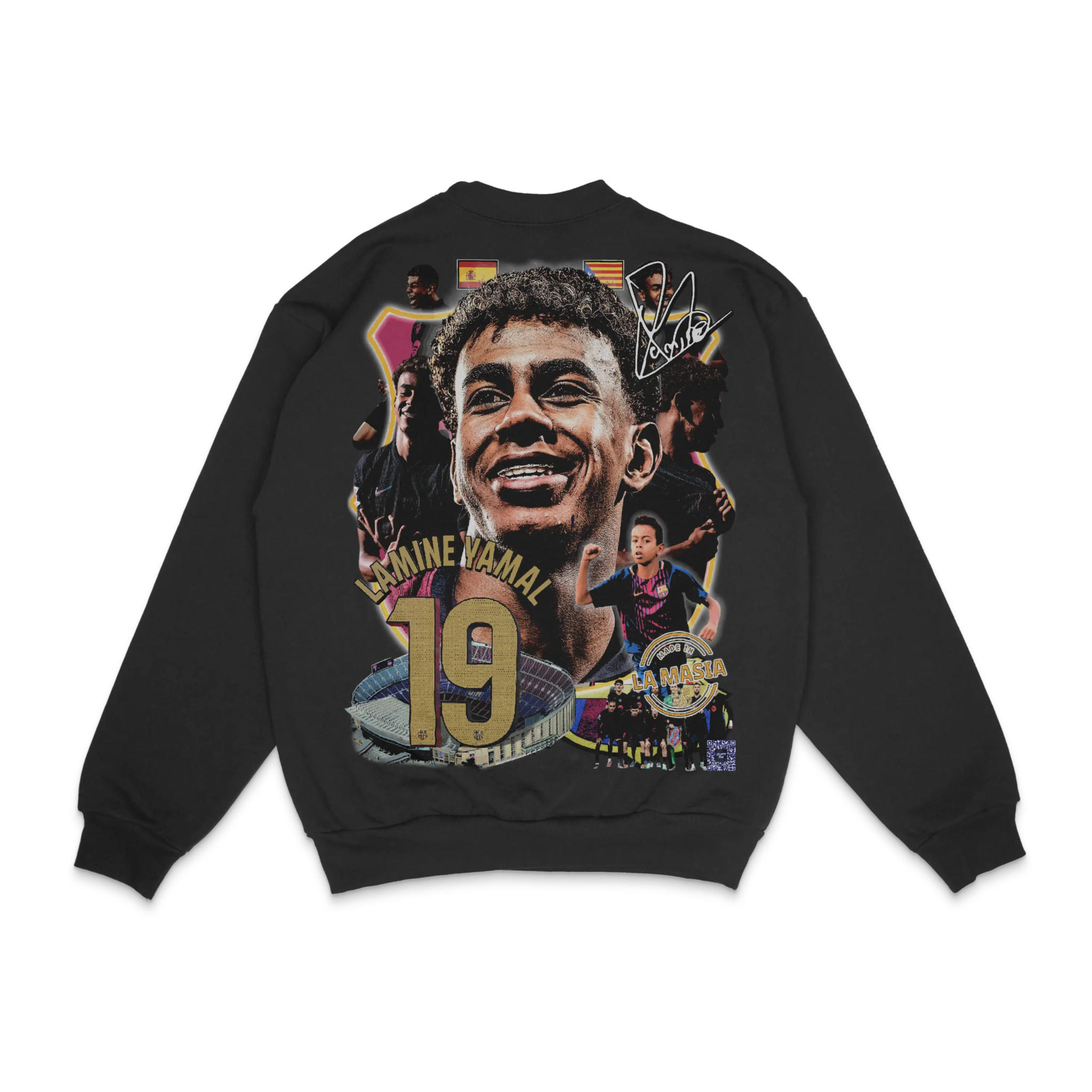 Lamine Yamal Barça Crewneck Sweatshirt - Greazy Tees