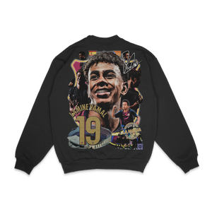 Lamine Yamal Barça Crewneck Sweatshirt - Greazy Tees