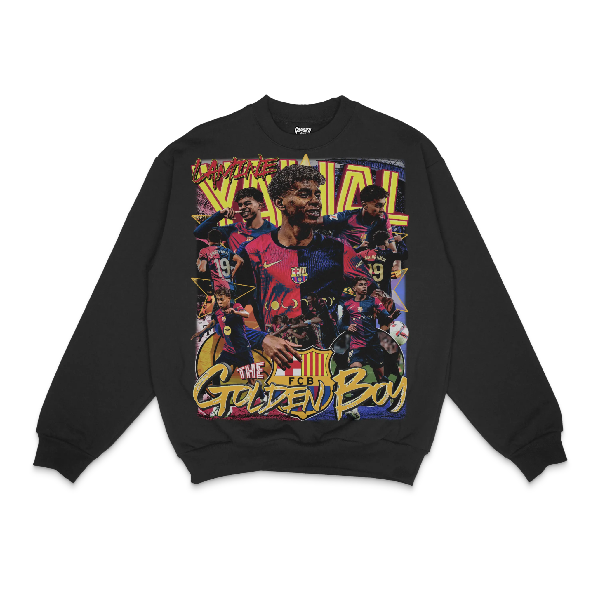 Lamine Yamal Barça Crewneck Sweatshirt - Greazy Tees