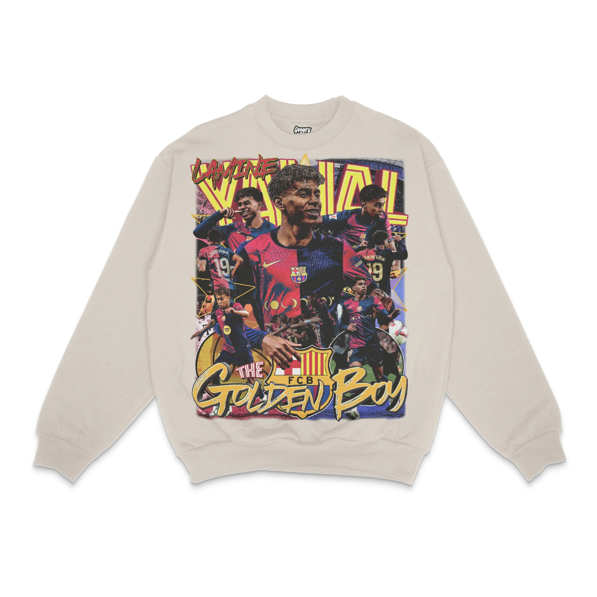 Lamine Yamal Barça Crewneck Sweatshirt - Greazy Tees