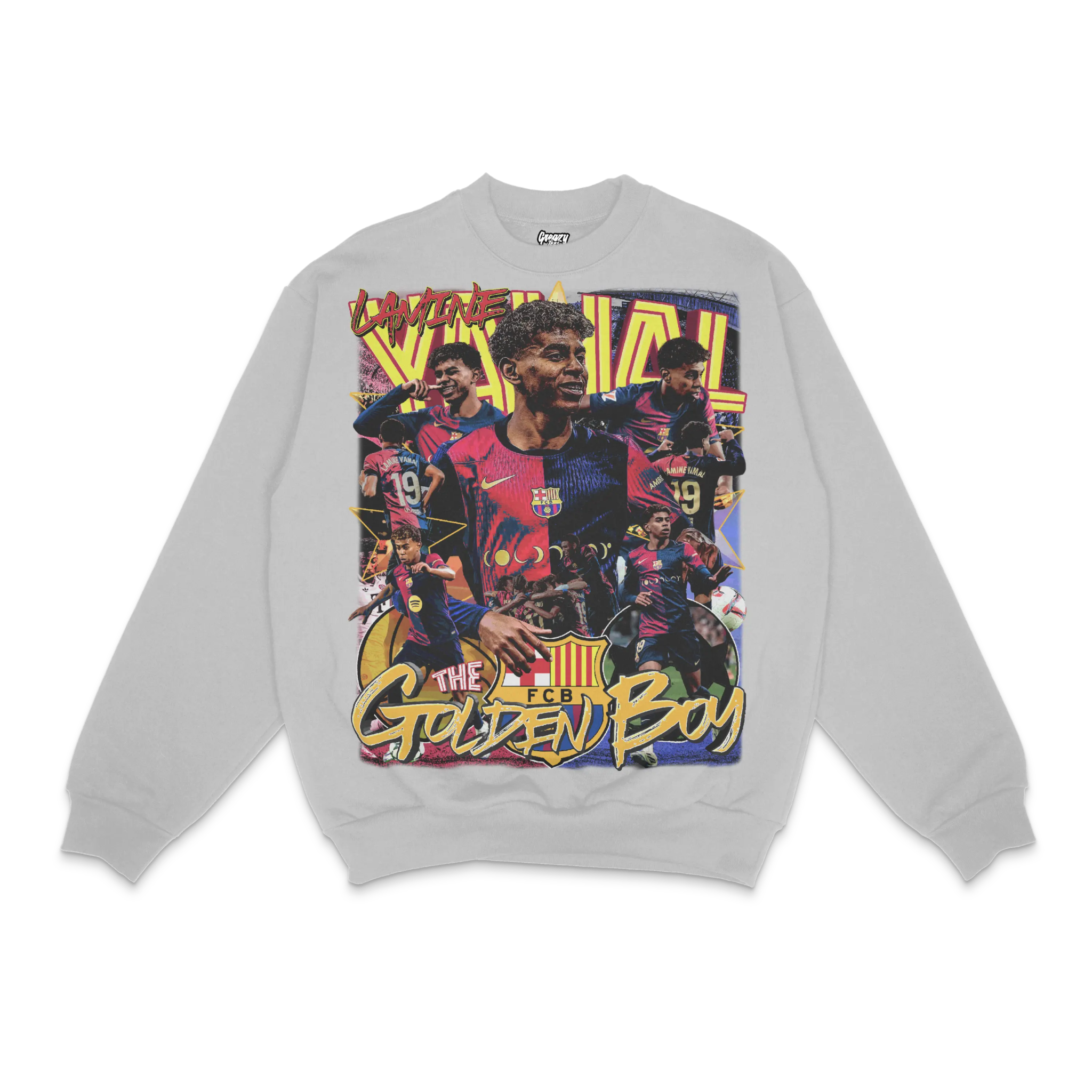 Lamine Yamal Barça Crewneck Sweatshirt - Greazy Tees