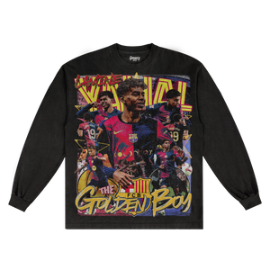 Lamine Yamal Barça Long Sleeved Tee - Greazy Tees