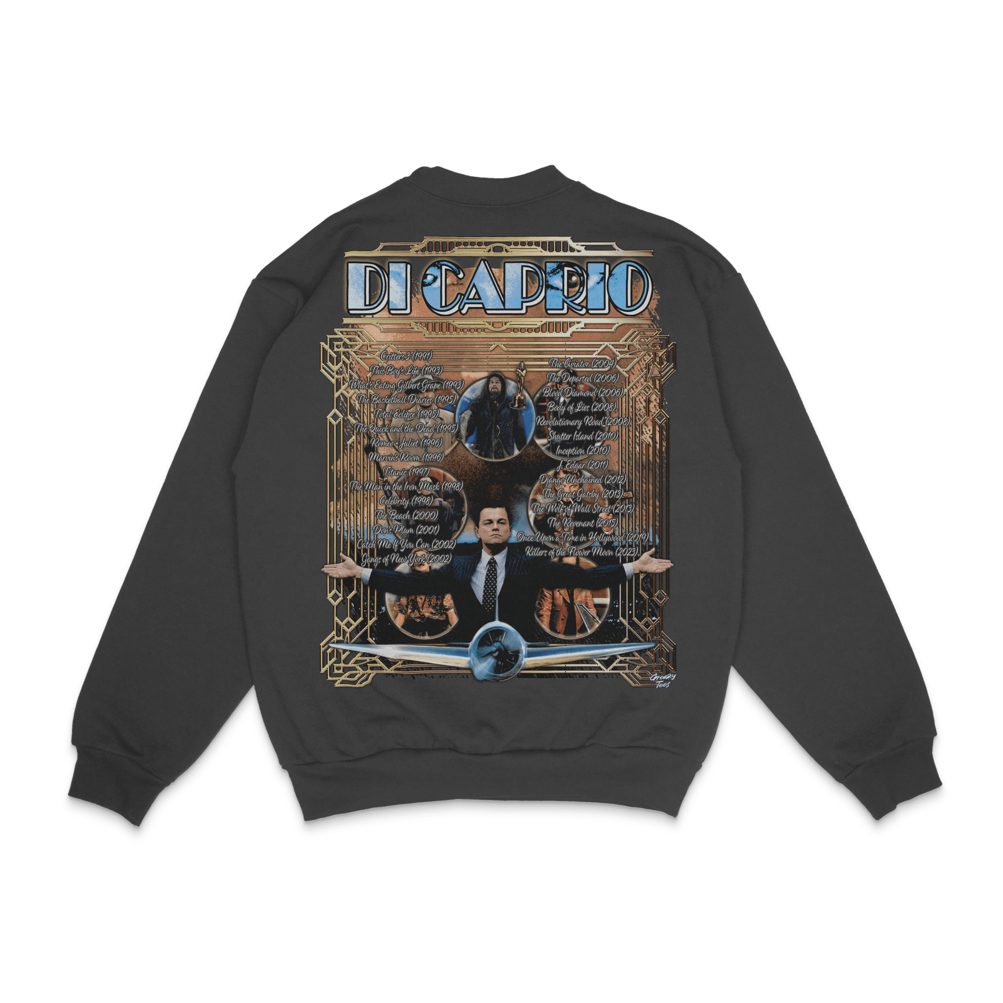 Leonardo DiCaprio Crewneck Sweatshirt - Greazy Tees