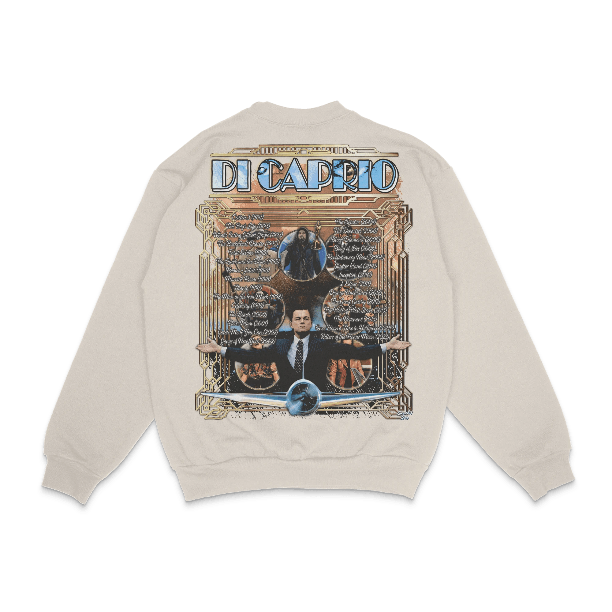 Leonardo DiCaprio Crewneck Sweatshirt - Greazy Tees