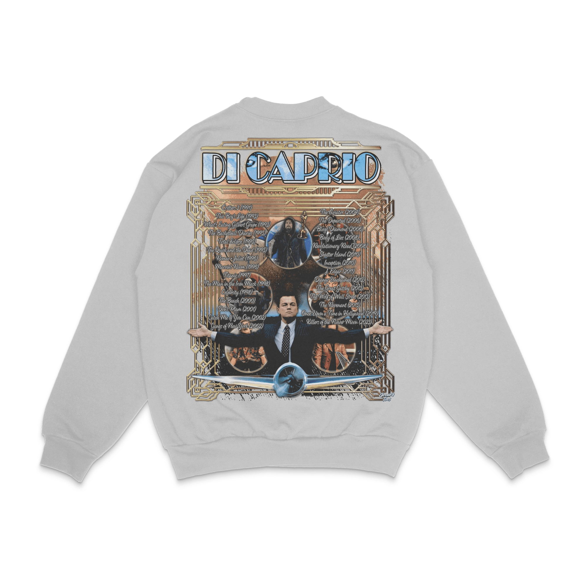 Leonardo DiCaprio Crewneck Sweatshirt - Greazy Tees