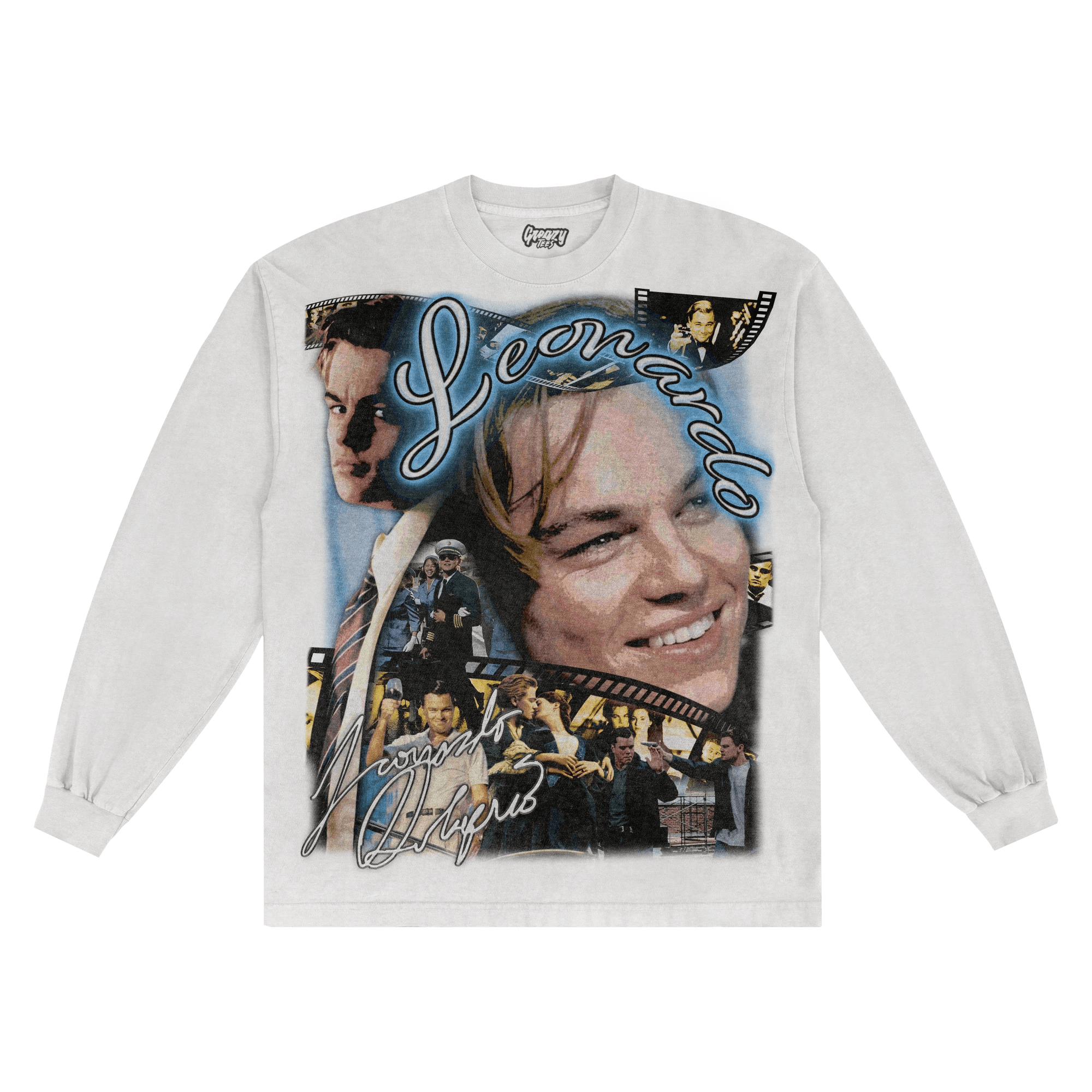 Leonardo DiCaprio Long Sleeved Tee - Greazy Tees
