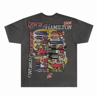 Lewis Hamilton '08 Helmet Tee - Greazy Tees