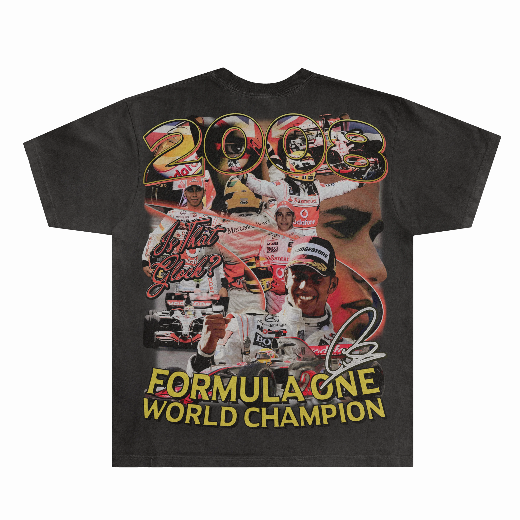 Lewis Hamilton '08 Tee - Greazy Tees