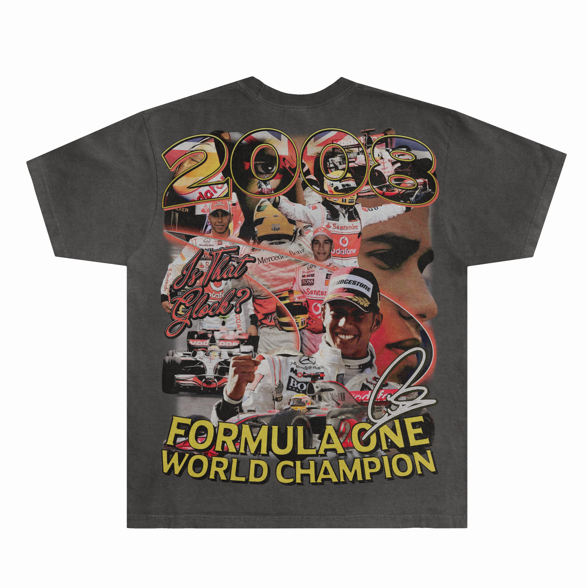 Lewis Hamilton '08 Tee - Greazy Tees