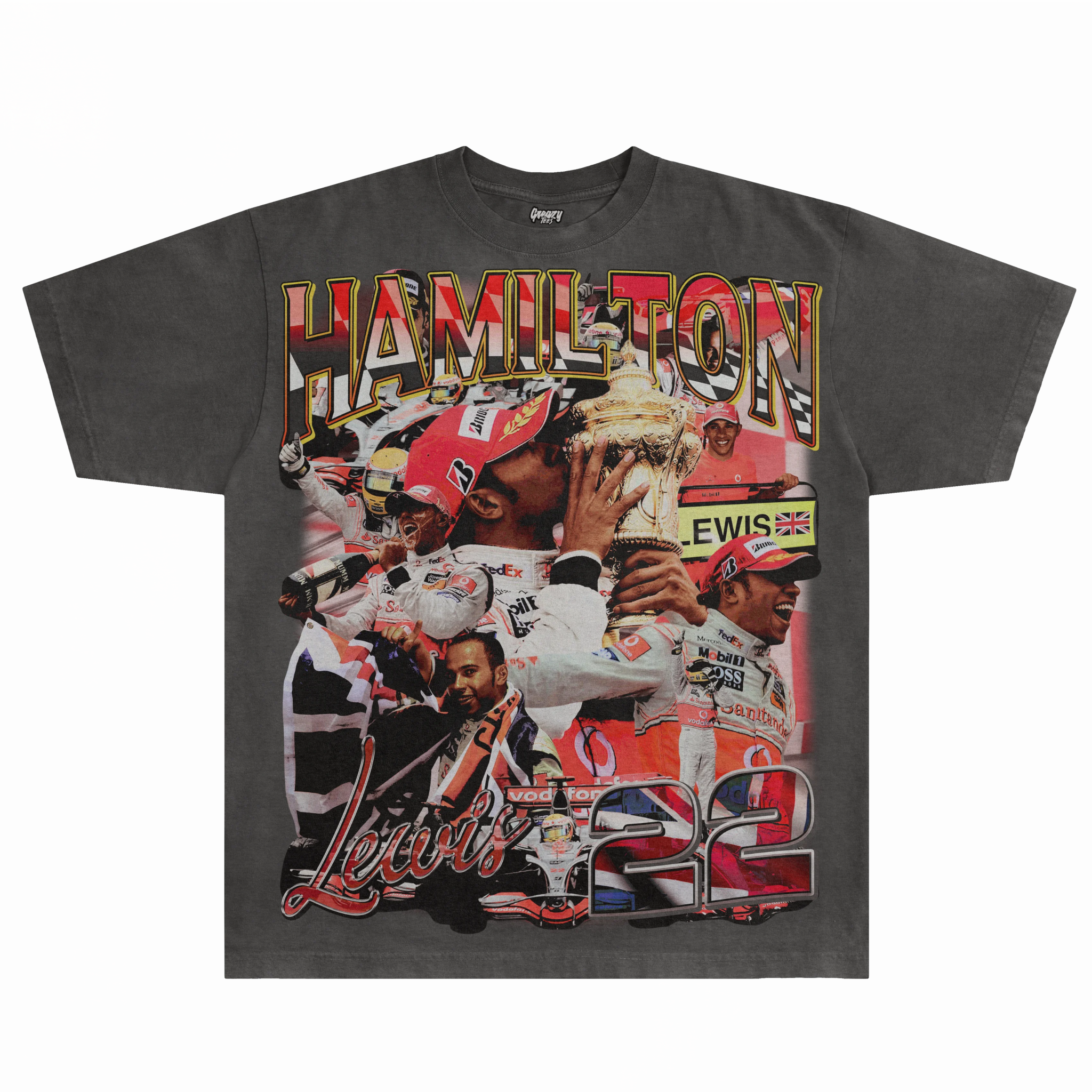 Lewis Hamilton '08 Tee - Greazy Tees