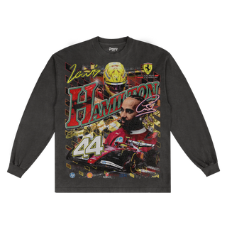 Lewis Hamilton '25 Long Sleeved Tee - Greazy Tees
