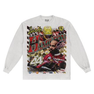 Lewis Hamilton '25 Long Sleeved Tee - Greazy Tees