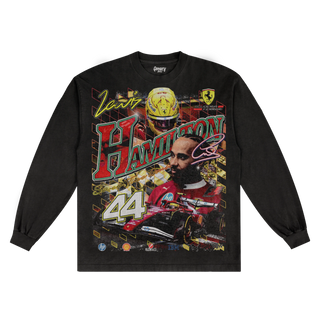 Lewis Hamilton '25 Long Sleeved Tee - Greazy Tees