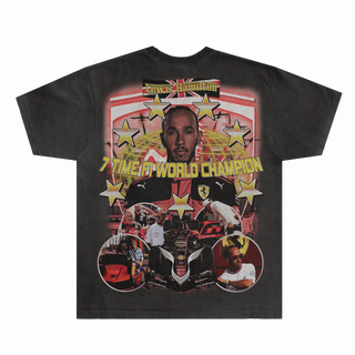 Lewis Hamilton Ferrari Tee - Greazy Tees