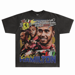 Lewis Hamilton Ferrari Tee - Greazy Tees