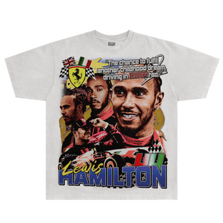 Lewis Hamilton Ferrari Tee - Greazy Tees