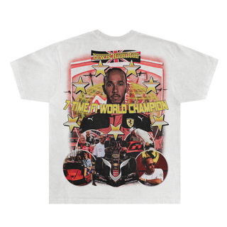 Lewis Hamilton Ferrari Tee - Greazy Tees