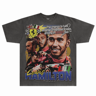 Lewis Hamilton Ferrari Tee - Greazy Tees