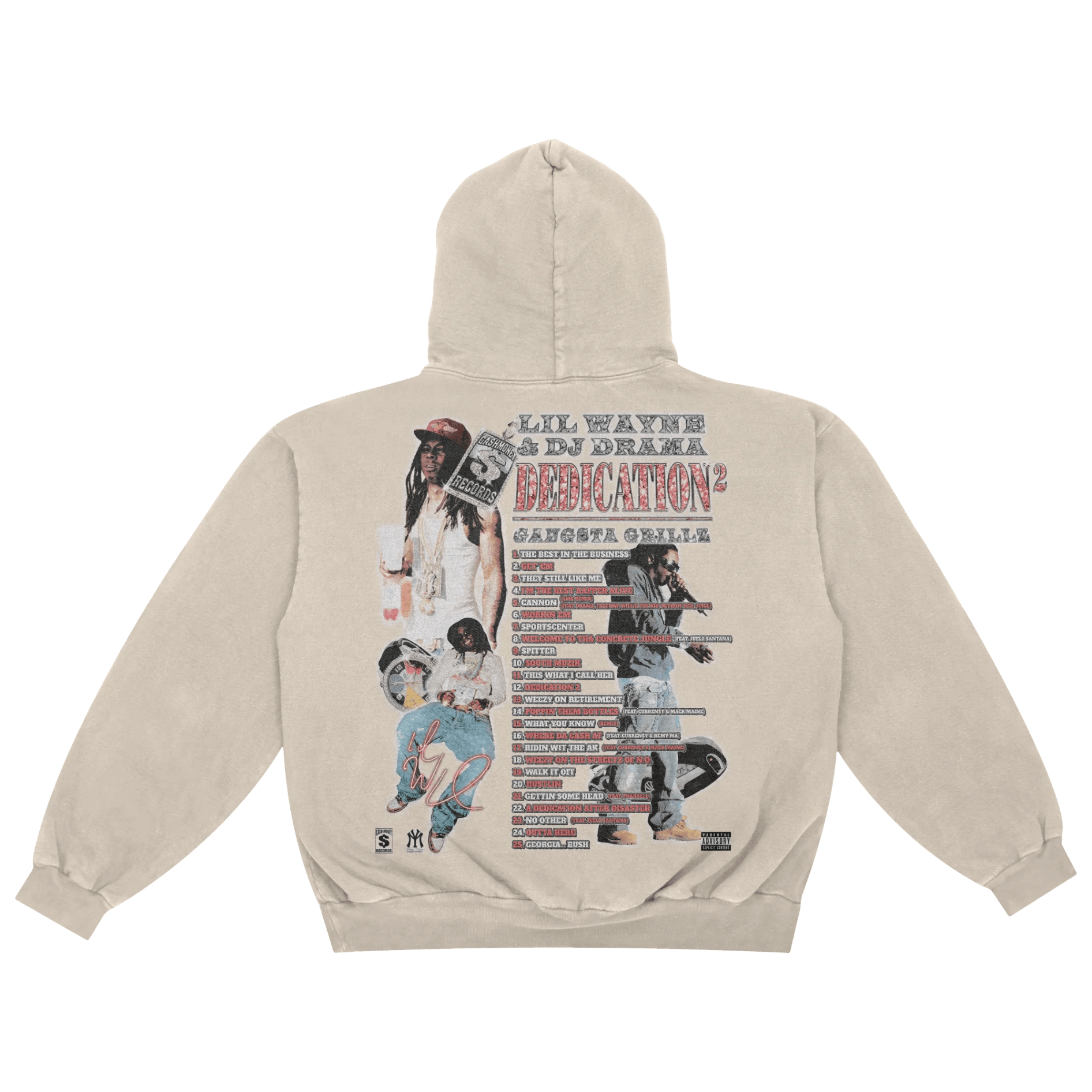 Lil Wayne Dedication 2 Hoody - Greazy Tees