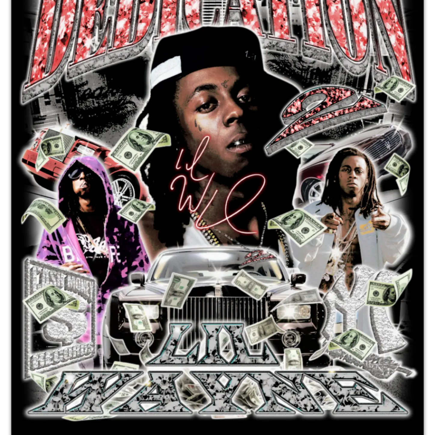 Lil Wayne Dedication 2 Poster Print - Greazy Tees