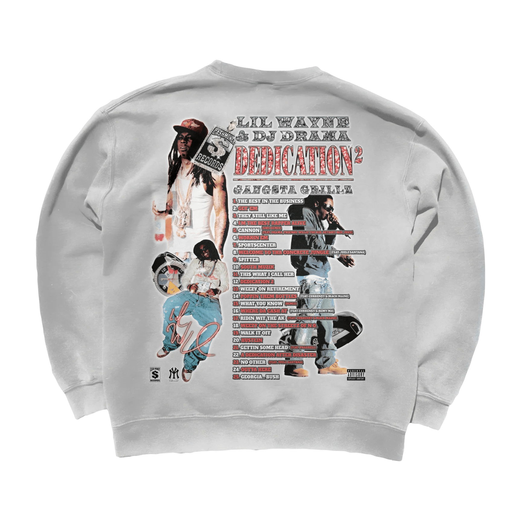 Lil Wayne Dedication 2 Sweatshirt - Greazy Tees