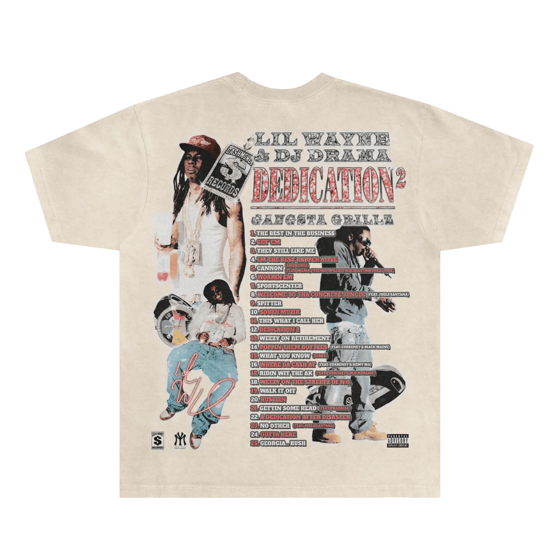 Lil Wayne Dedication 2 Tee - Greazy Tees