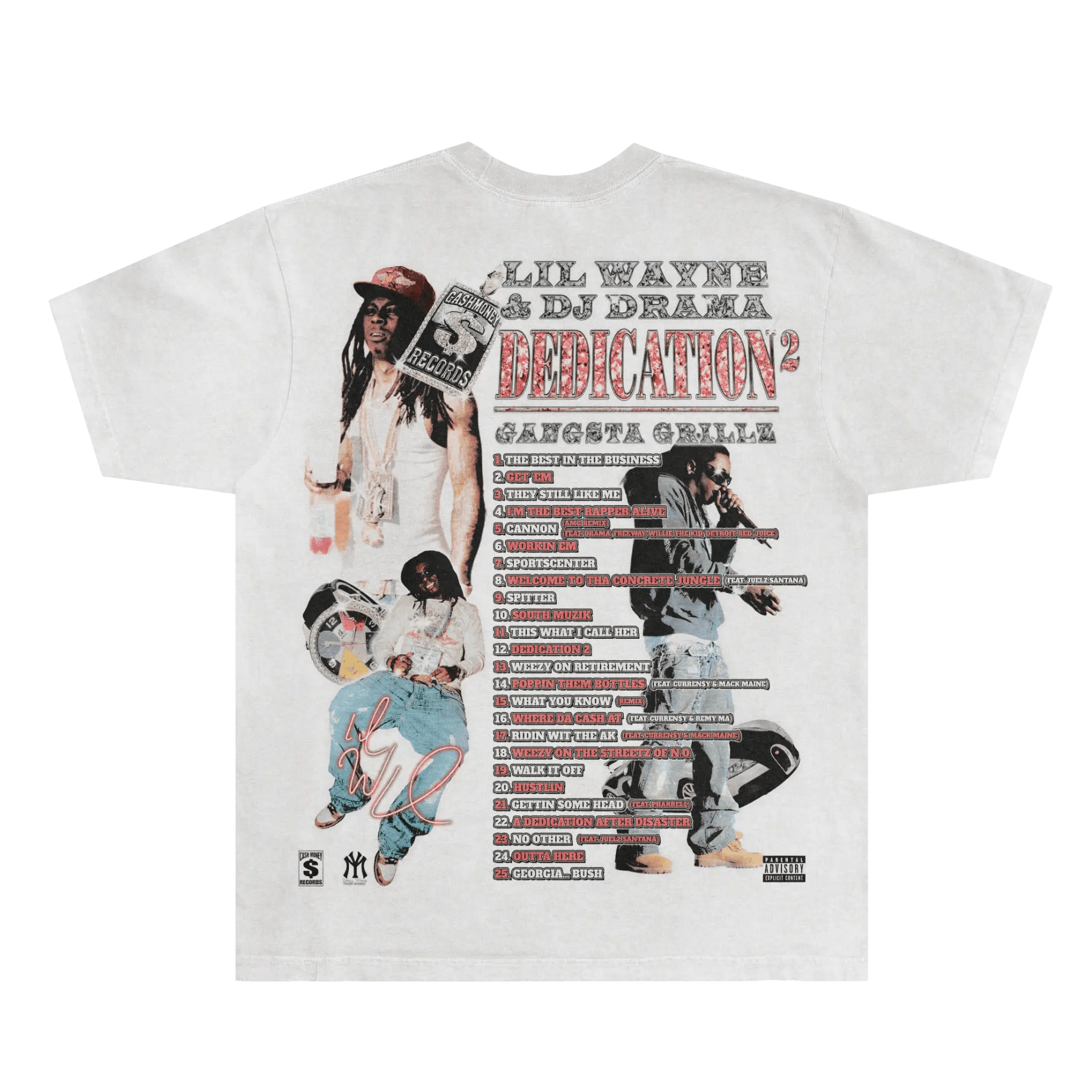 Lil Wayne Dedication 2 Tee - Greazy Tees