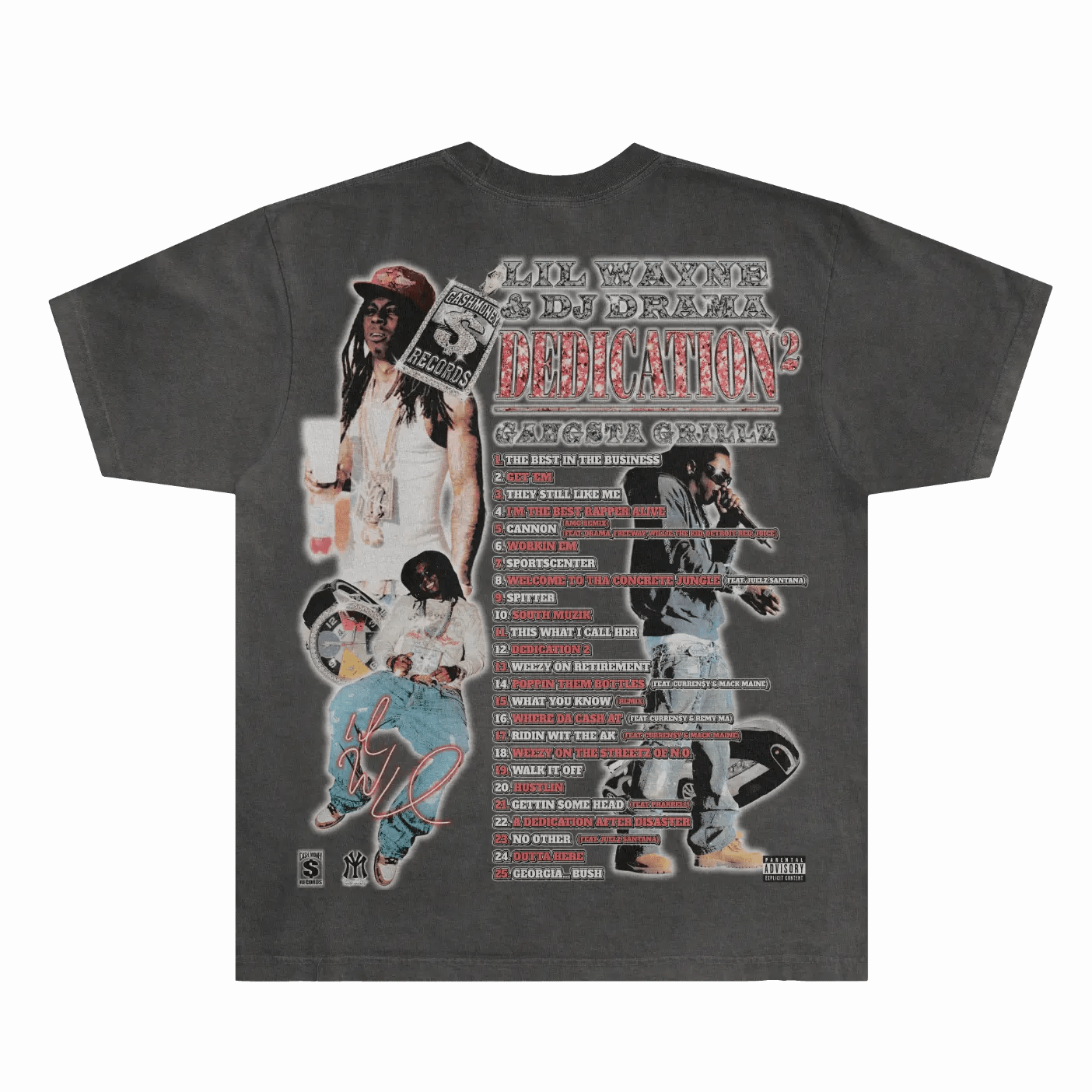 Lil Wayne Dedication 2 Tee - Greazy Tees