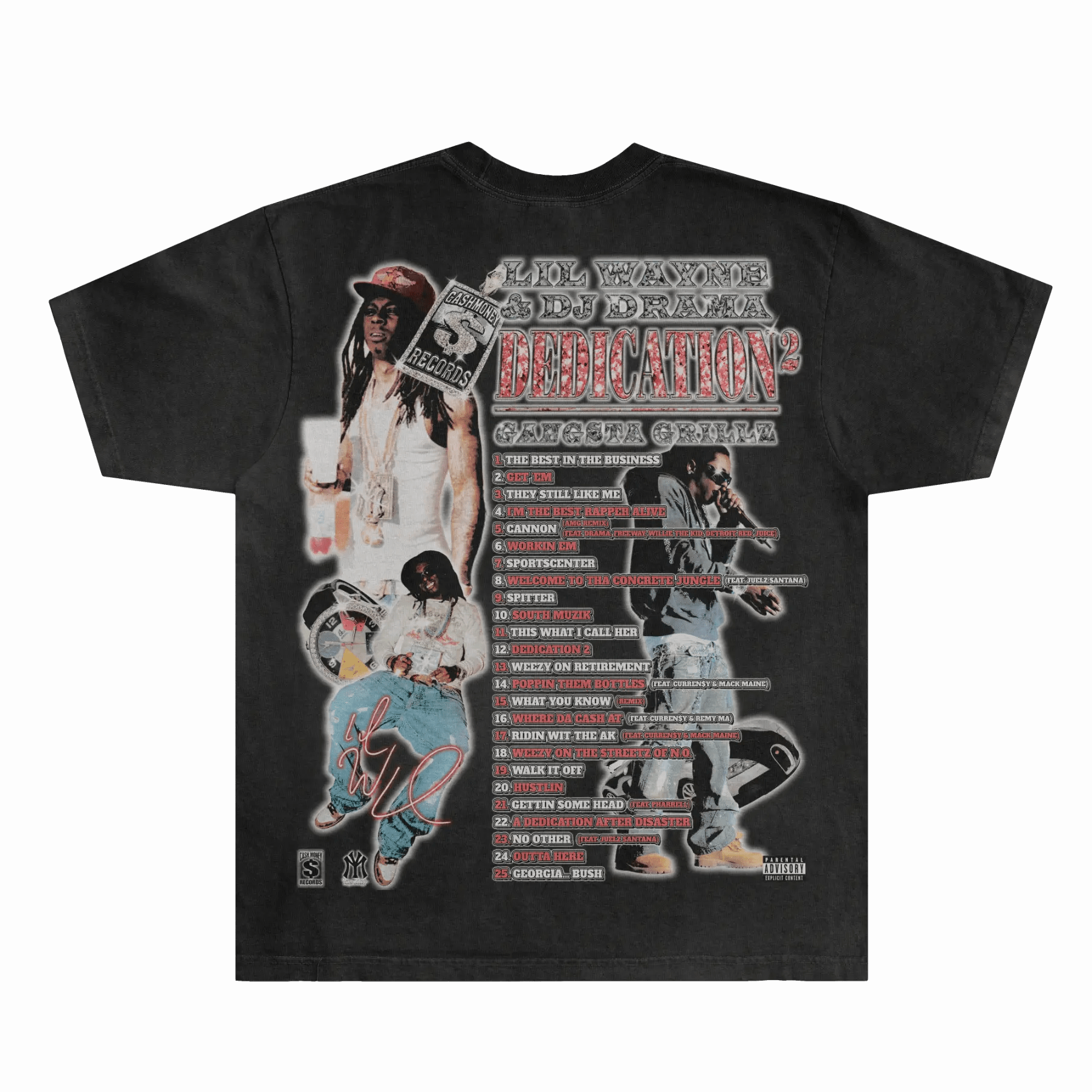 Lil Wayne Dedication 2 Tee - Greazy Tees