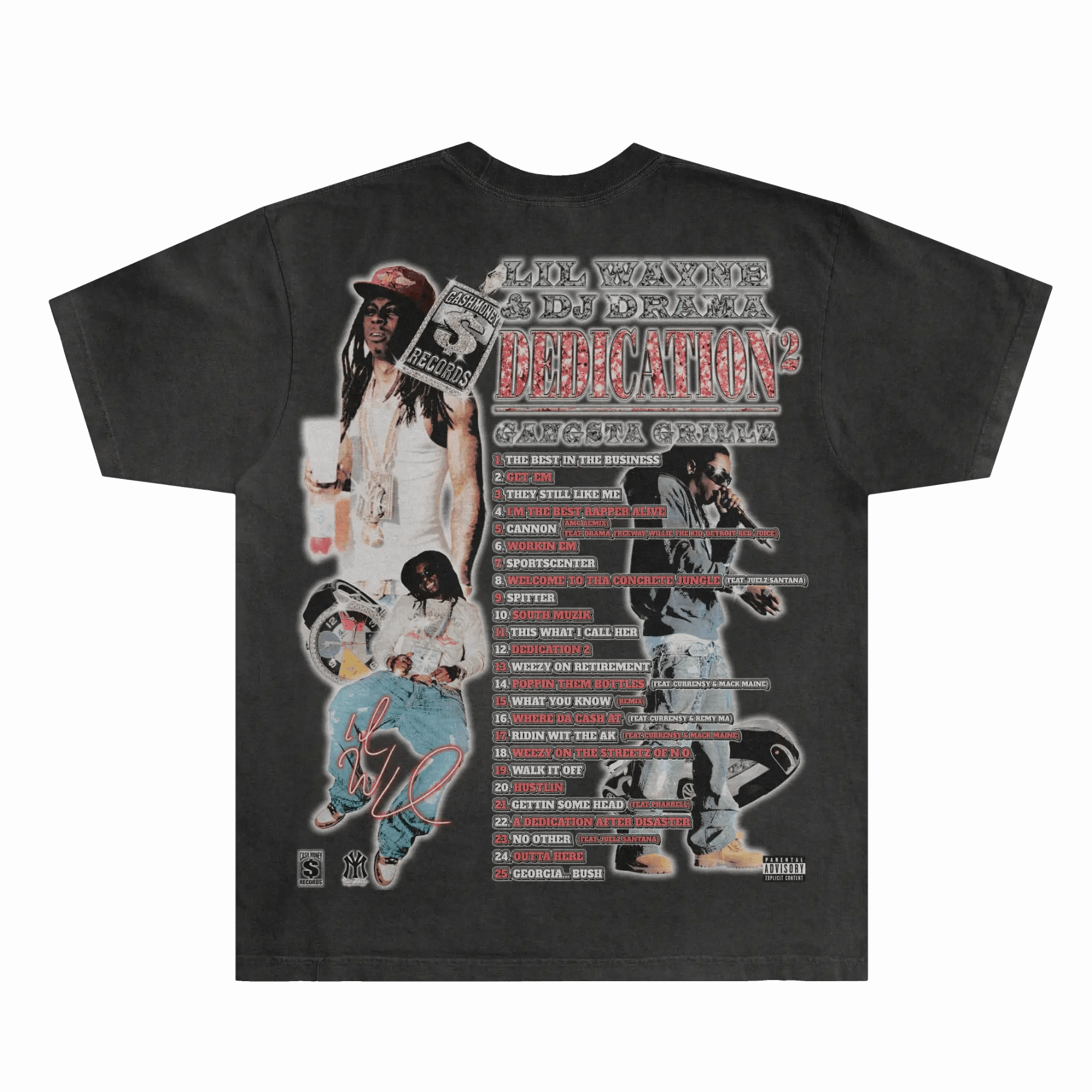 Lil Wayne Dedication 2 Tee - Greazy Tees