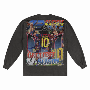 Lionel Messi '11/12 Classic Long Sleeved Tee - Greazy Tees