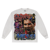 Lionel Messi '11/12 Classic Long Sleeved Tee - Greazy Tees