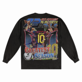 Lionel Messi '11/12 Classic Long Sleeved Tee - Greazy Tees