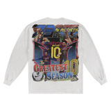 Lionel Messi '11/12 Classic Long Sleeved Tee - Greazy Tees