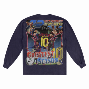 Lionel Messi '11/12 Classic Long Sleeved Tee - Greazy Tees