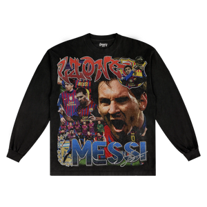 Lionel Messi '11/12 Classic Long Sleeved Tee - Greazy Tees