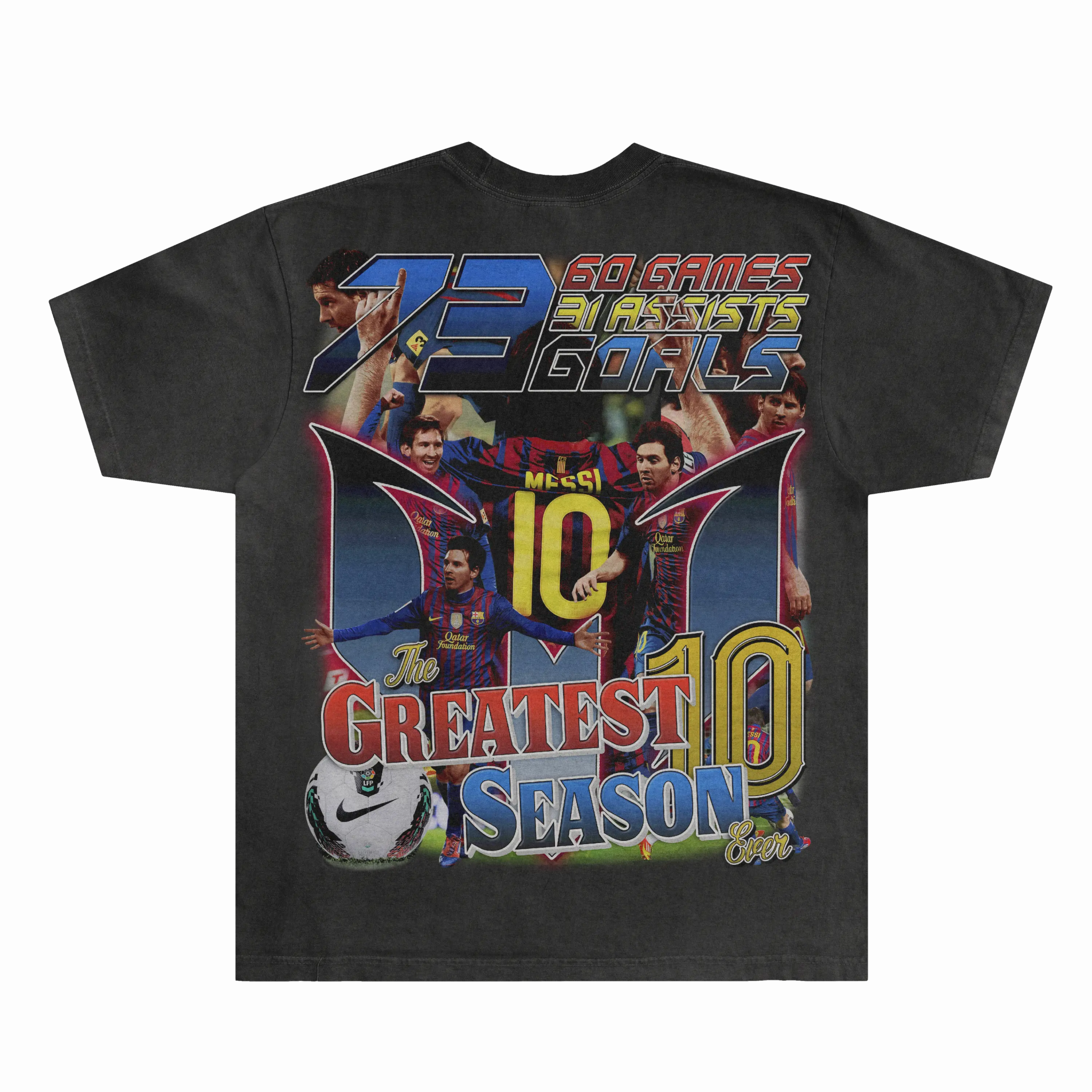 Lionel Messi '11/12 Classic Tee - Greazy Tees