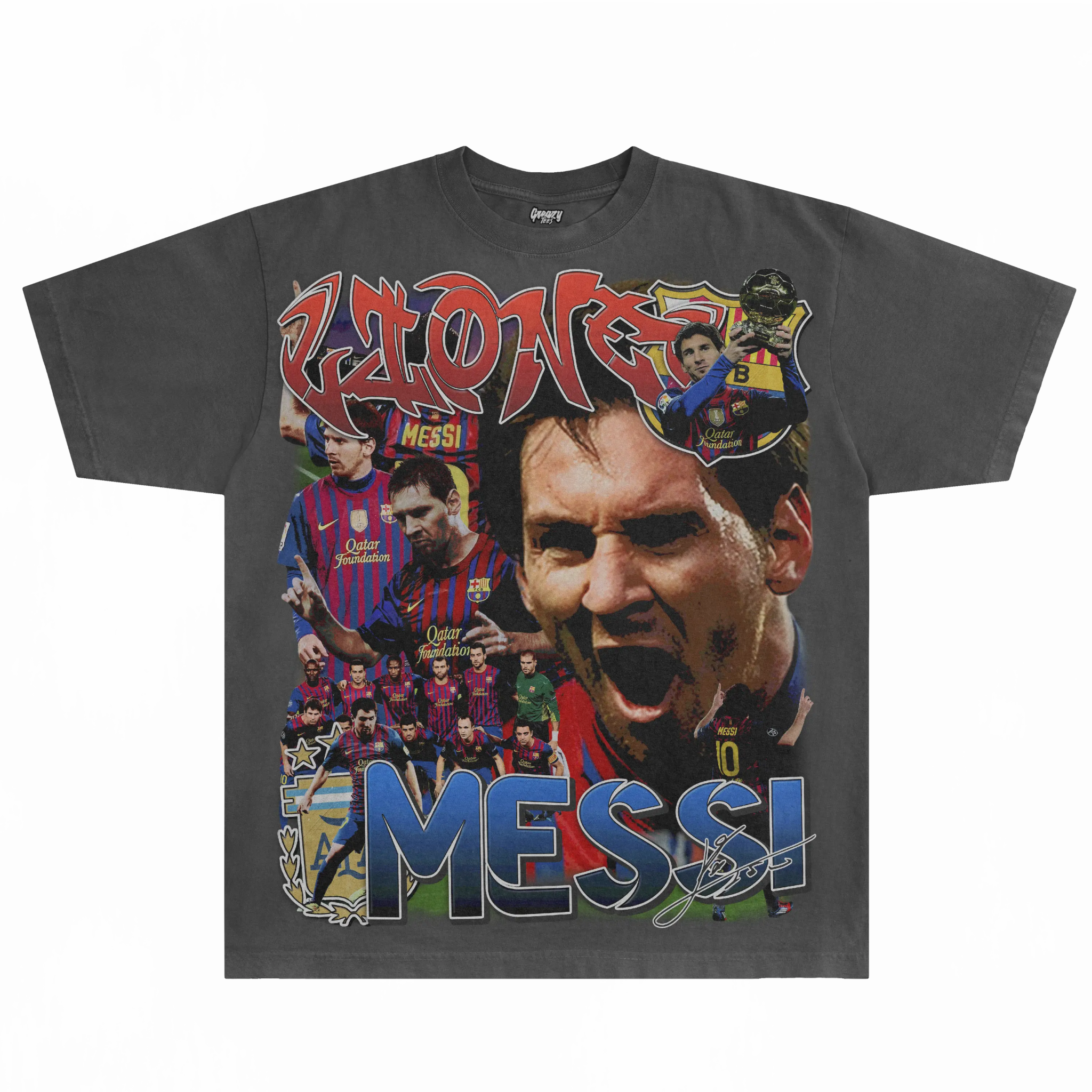 Lionel Messi '11/12 Classic Tee - Greazy Tees