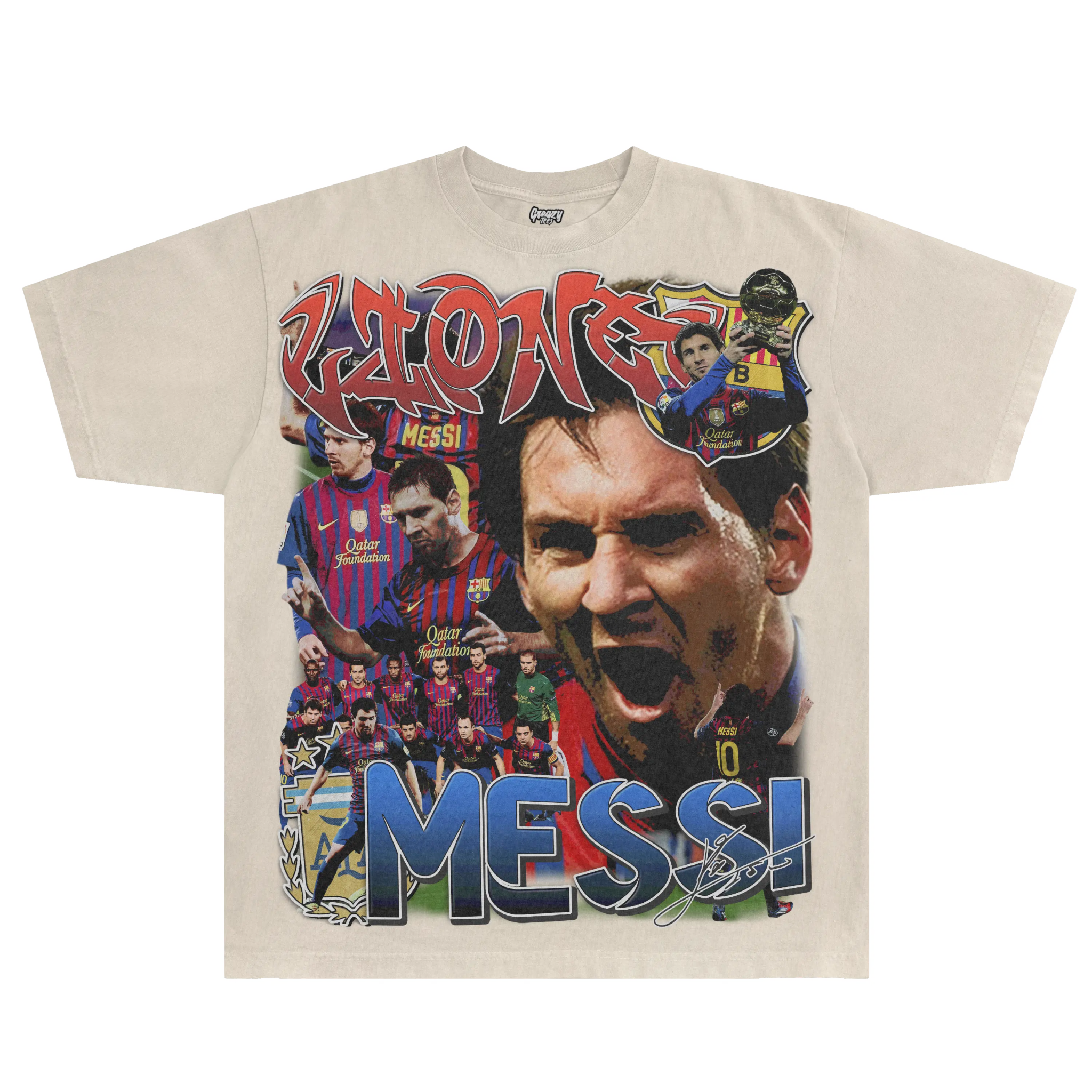 Lionel Messi '11/12 Classic Tee - Greazy Tees