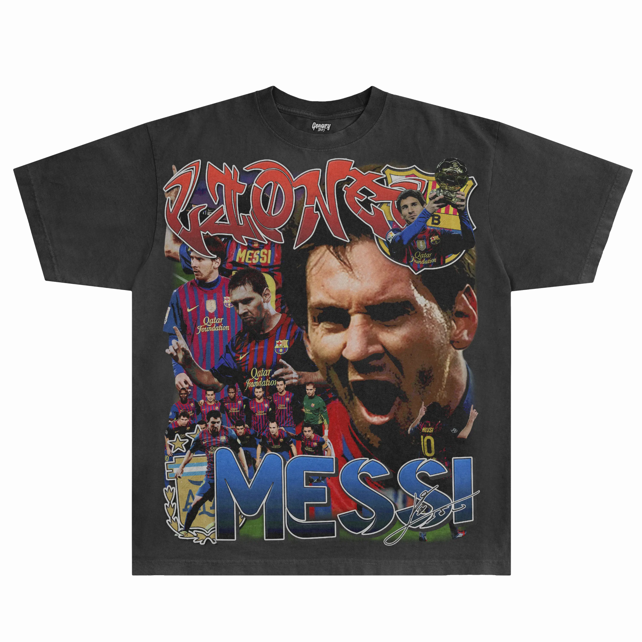 Lionel Messi '11/12 Classic Tee - Greazy Tees