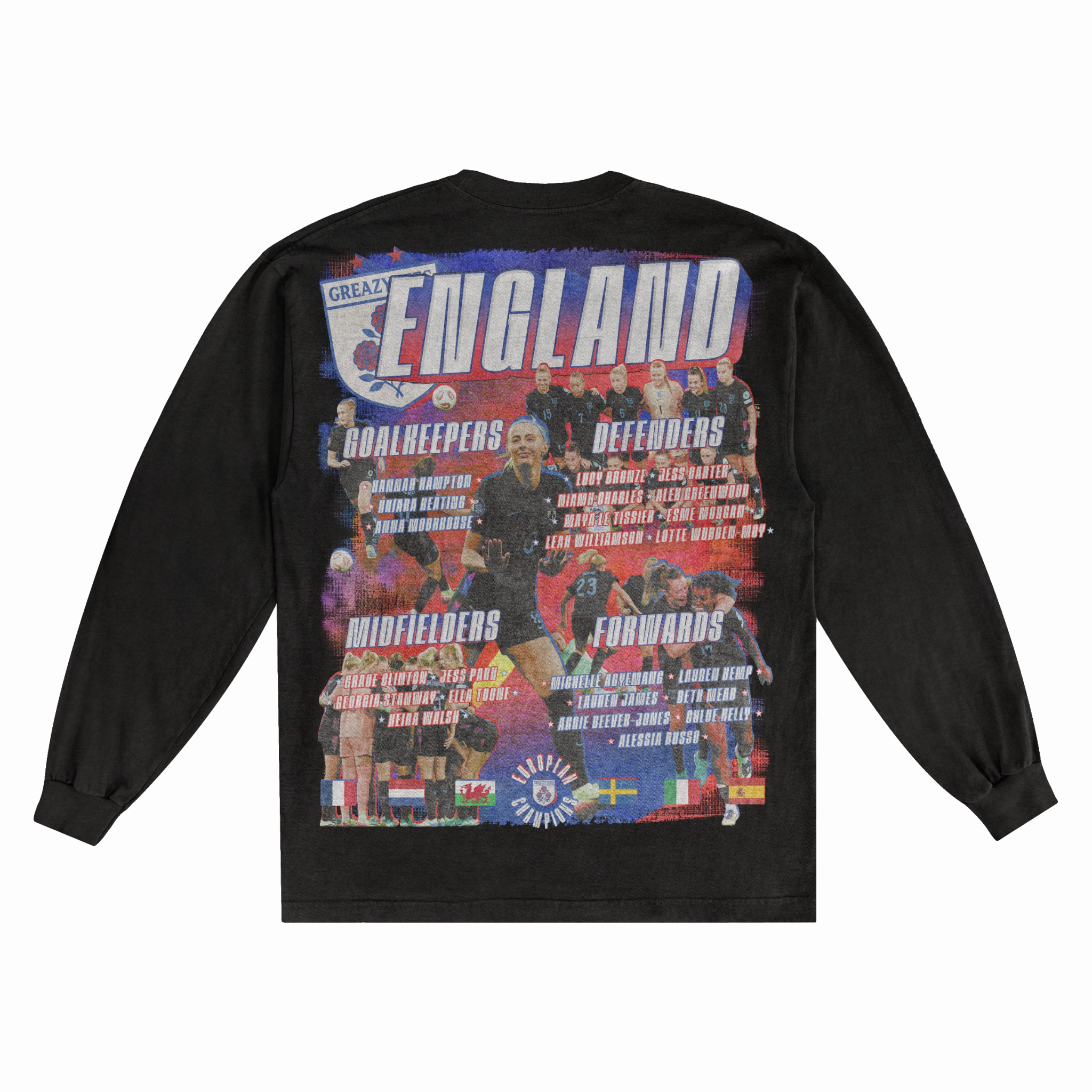 Lionesses Long Sleeved Tee - Greazy Tees