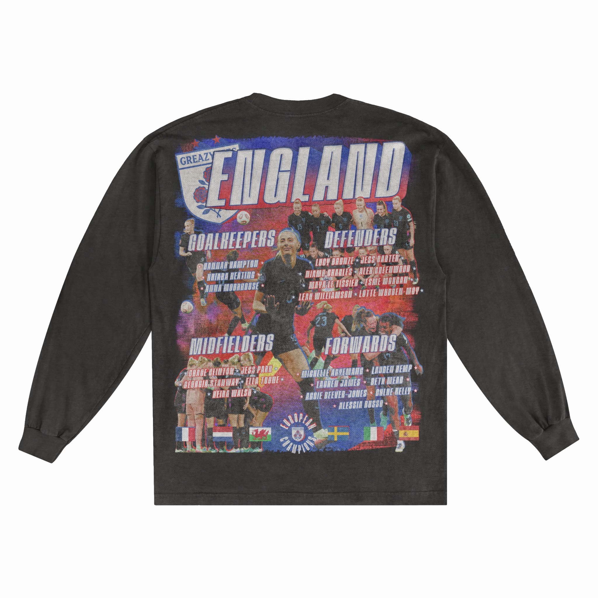 Lionesses Long Sleeved Tee - Greazy Tees