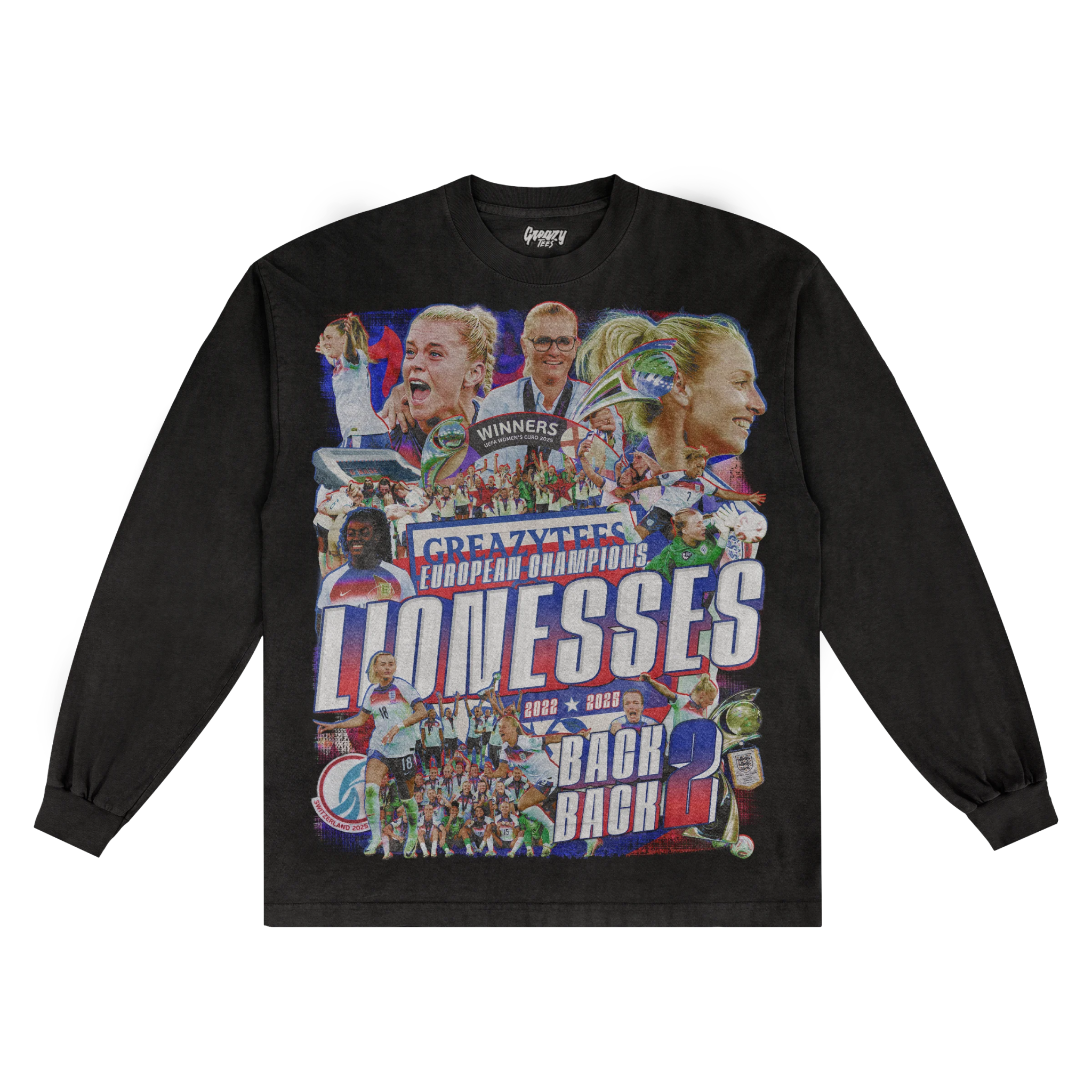 Lionesses Long Sleeved Tee - Greazy Tees