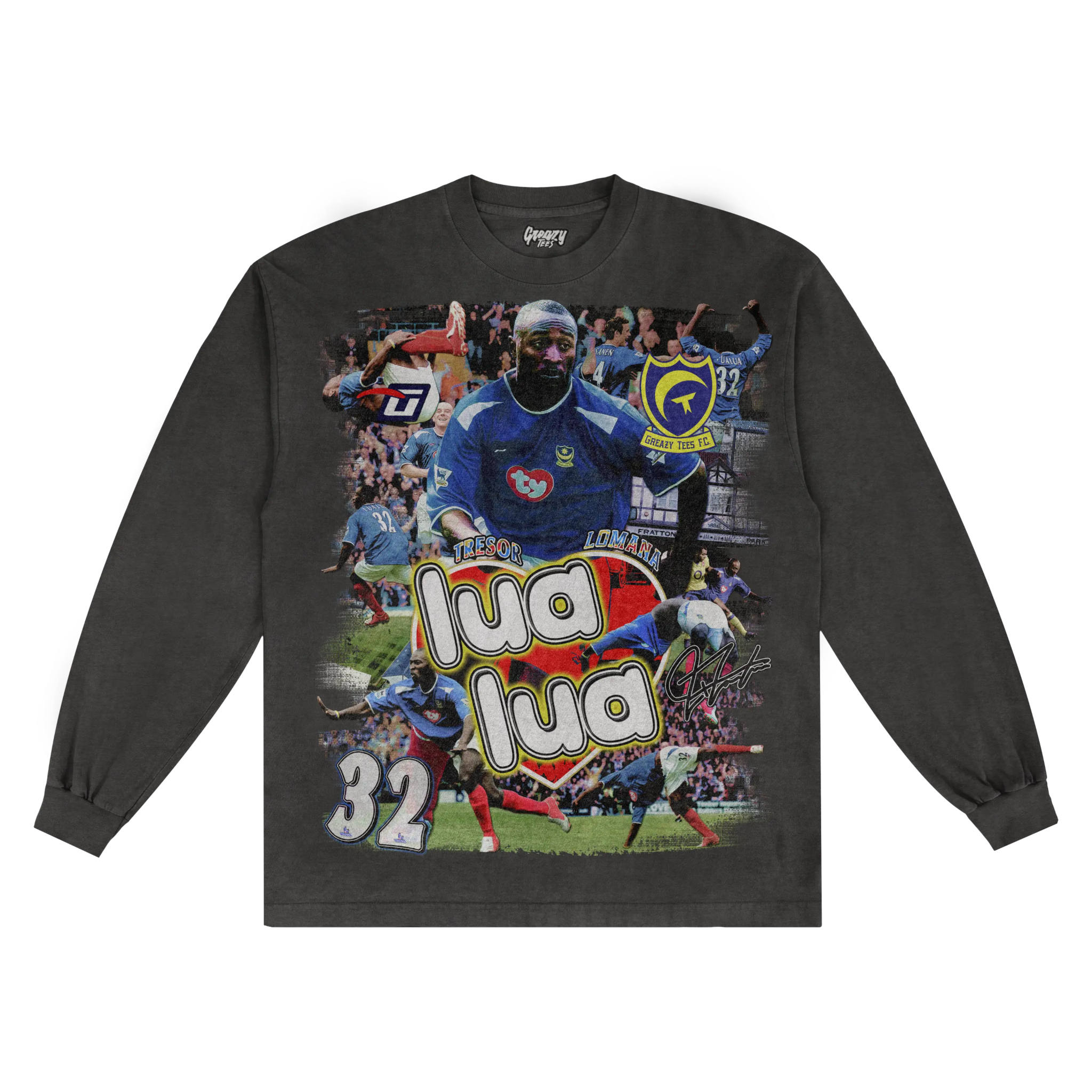 Lomana LuaLua Barclaysman Long Sleeved Tee - Greazy Tees