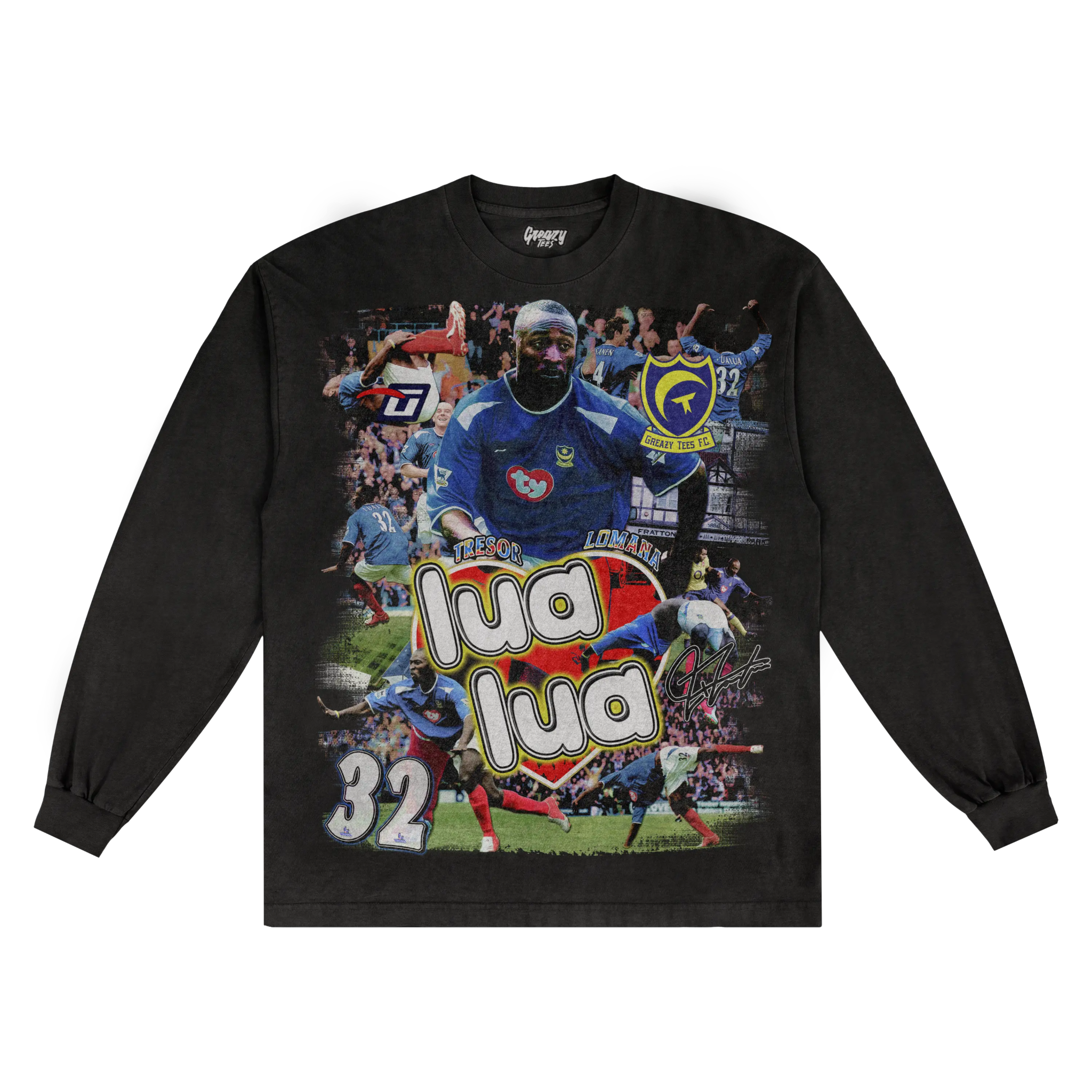 Lomana LuaLua Barclaysman Long Sleeved Tee - Greazy Tees