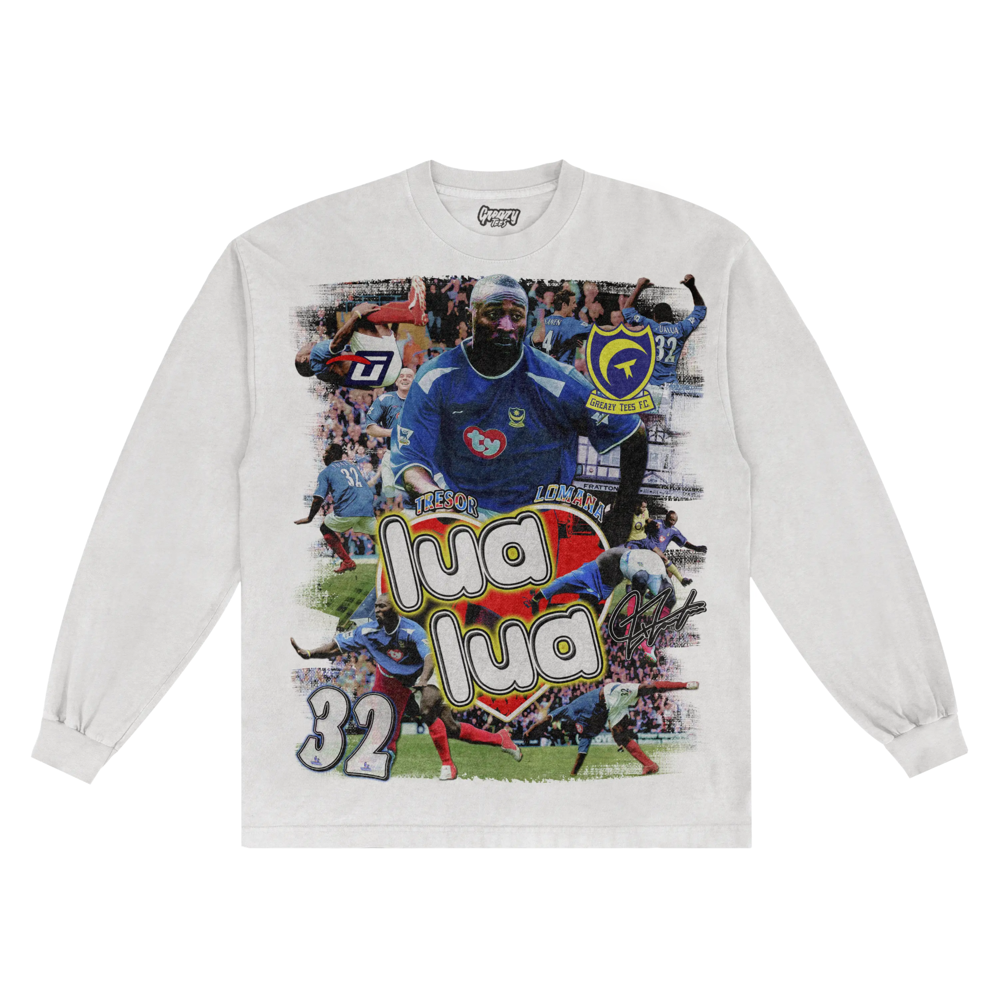 Lomana LuaLua Barclaysman Long Sleeved Tee - Greazy Tees