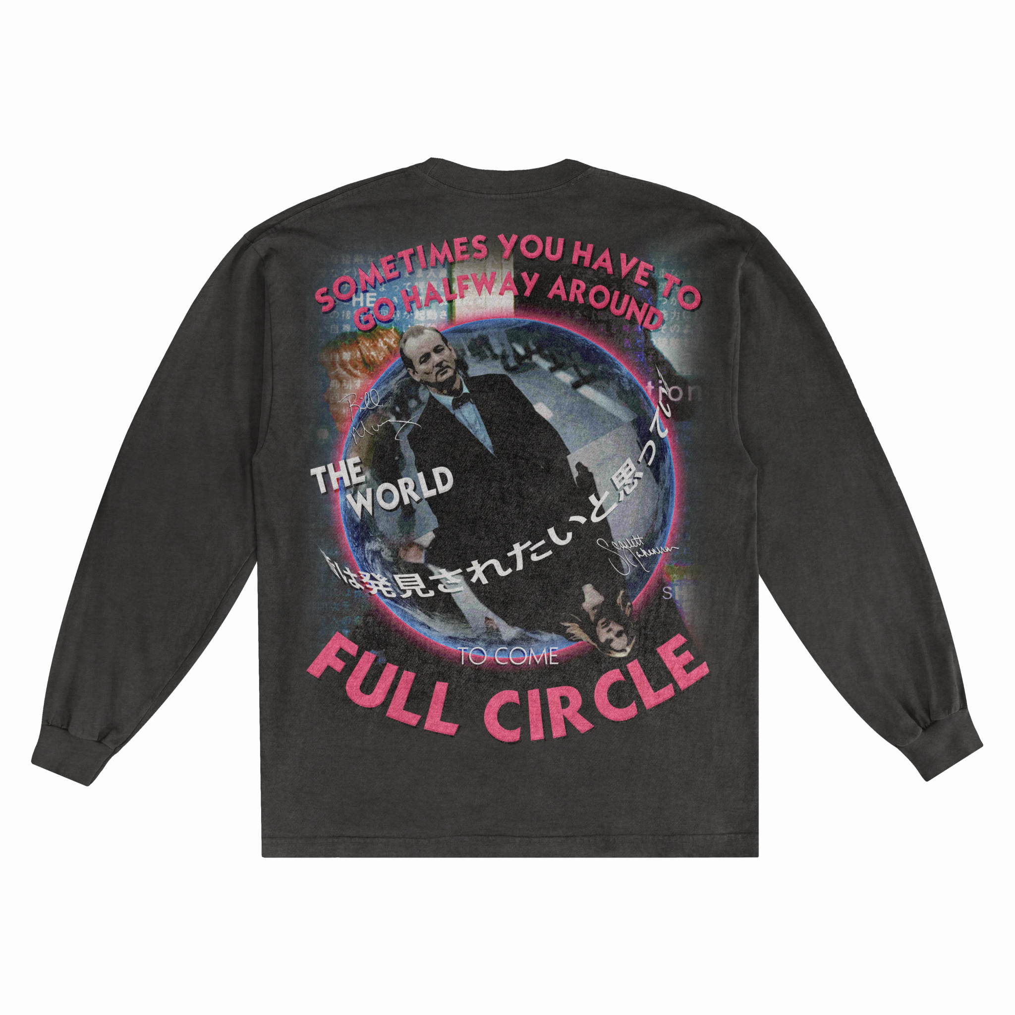 Lost In Translation Long Sleeved Tee - Greazy Tees