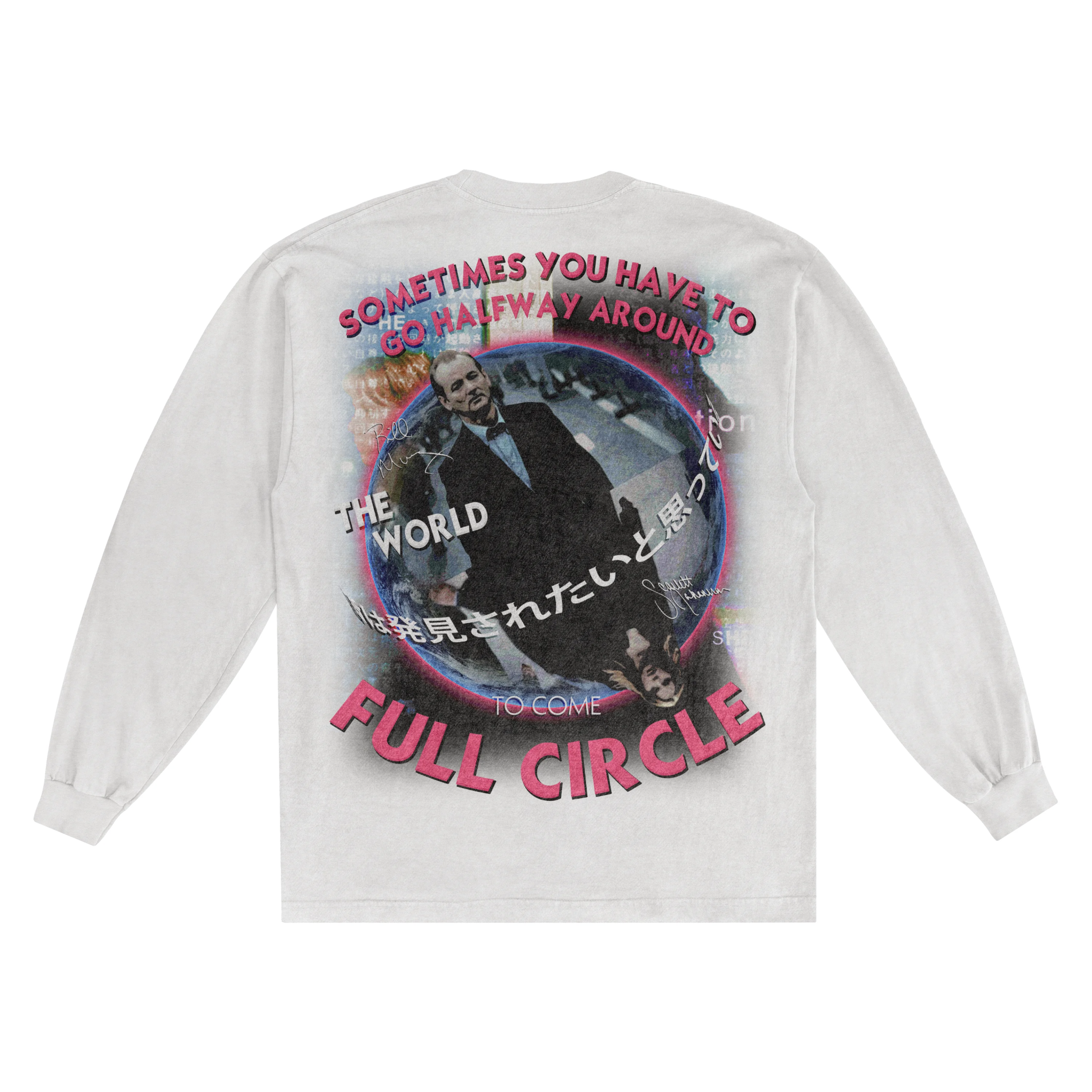Lost In Translation Long Sleeved Tee - Greazy Tees